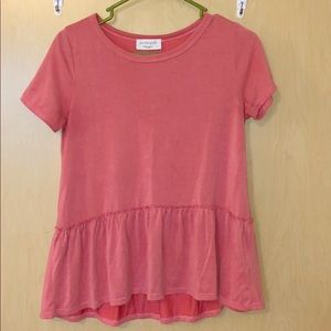 Peplum tee